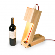 2 i 1 - Graverad vinbox och lampa