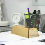 Gold Doorstop